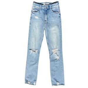 Mother Superior High Waisted Rider Skim In The Confession Womens 24 Distressed